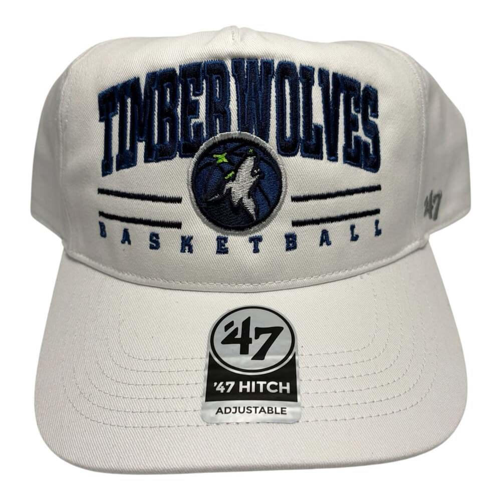 Men's Minnesota Timberwolves '47 Cream Roscoe hitch adjustable hat,